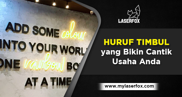 Image of Huruf Timbul yang Bikin Cantik Usaha Anda