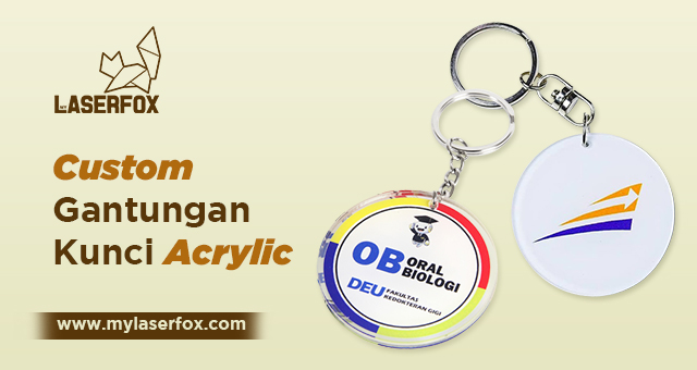 Custom Gantungan Kunci Acrylic
