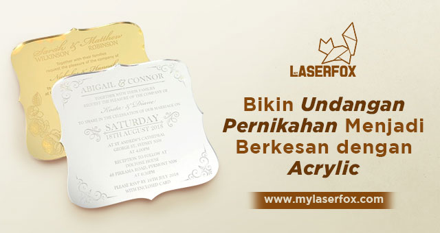 Image of Bikin Undangan Pernikahan Menjadi Berkesan dengan Acrylic