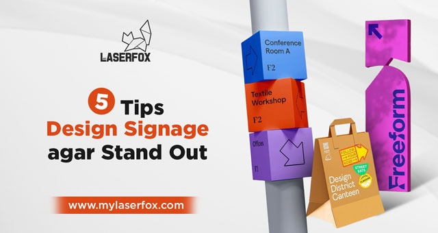 Image of 5 Tips Design Signage agar Stand Out
